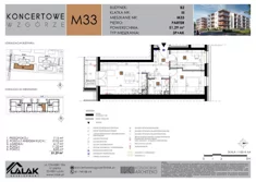 Mieszkanie, 51,29 m², 3 pokoje, parter, oferta nr B2-33