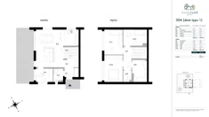 Dom, 90,54 m², oferta nr 30A