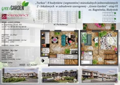 Mieszkanie, 67,62 m², 3 pokoje, parter, oferta nr 8B