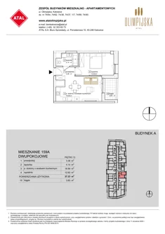 Mieszkanie, 37,23 m², 2 pokoje, piętro 13, oferta nr A-13-159A