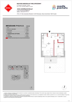 Mieszkanie, 39,34 m², 2 pokoje, parter, oferta nr P10.01.0.3