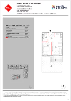 Mieszkanie, 36,25 m², 2 pokoje, parter, oferta nr P11.06.0.140