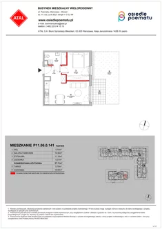 Mieszkanie, 37,11 m², 2 pokoje, parter, oferta nr P11.06.0.141