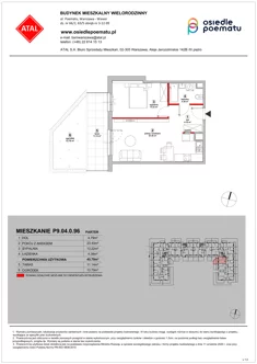 Mieszkanie, 45,79 m², 2 pokoje, parter, oferta nr P9.04.0.96