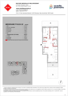 Mieszkanie, 66,66 m², 3 pokoje, parter, oferta nr P10.02.0.32