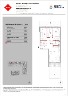 Mieszkanie, 81,49 m², 4 pokoje, parter, oferta nr P10.01.0.4