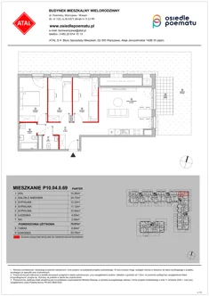 Mieszkanie, 75,67 m², 4 pokoje, parter, oferta nr P10.04.0.69