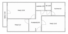 Mieszkanie na sprzedaż 57,00 m², piętro 4, oferta nr 3929/BNK/MS-238034