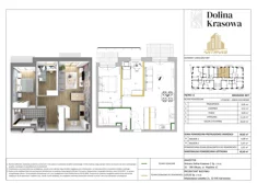 Mieszkanie, 62,63 m², 3 pokoje, piętro 3, oferta nr 2B77