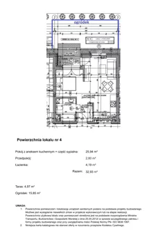 Apartament, 32,93 m², 1 pokój, parter, oferta nr 4