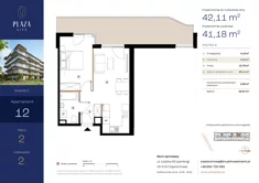 Mieszkanie, 42,11 m², 2 pokoje, piętro 2, oferta nr B5M12