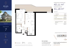 Mieszkanie, 42,11 m², 2 pokoje, piętro 1, oferta nr B5M7