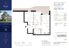 Mieszkanie, 51,22 m², 3 pokoje, piętro 1, oferta nr B5M6