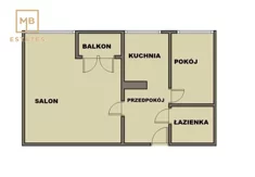 Mieszkanie na sprzedaż 35,00 m², piętro 3, oferta nr MBE-MS-5028