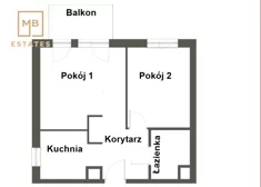 Mieszkanie na sprzedaż 35,00 m², piętro 4, oferta nr MBE-MS-5038
