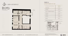 Mieszkanie, 100,08 m², 4 pokoje, piętro 2, oferta nr B1.M3