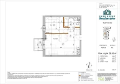 Mieszkanie, 38,32 m², 2 pokoje, piętro 5, oferta nr G2-65