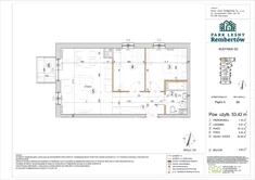 Mieszkanie, 53,42 m², 3 pokoje, piętro 5, oferta nr G2-68