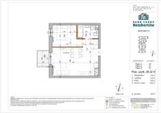 Mieszkanie, 38,32 m², 2 pokoje, piętro 4, oferta nr H1-53