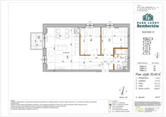 Mieszkanie, 53,42 m², 3 pokoje, piętro 2, oferta nr H1-31
