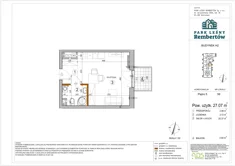 Mieszkanie, 27,07 m², 1 pokój, piętro 5, oferta nr H2-59
