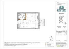 Mieszkanie, 25,62 m², 1 pokój, piętro 5, oferta nr H2-60