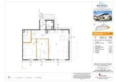 Mieszkanie, 63,21 m², 3 pokoje, parter, oferta nr 94/1