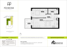 Mieszkanie, 46,06 m², 2 pokoje, piętro 3, oferta nr B1/13