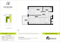 Mieszkanie, 45,02 m², 2 pokoje, piętro 3, oferta nr B1/15