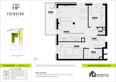 Mieszkanie, 69,52 m², 3 pokoje, piętro 4, oferta nr B1/20