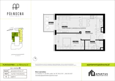 Mieszkanie, 46,06 m², 2 pokoje, piętro 5, oferta nr B1/29