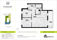 Mieszkanie, 58,86 m², 3 pokoje, piętro 1, oferta nr B2/9