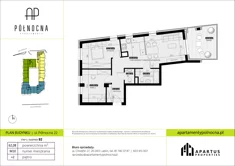 Mieszkanie, 62,08 m², 3 pokoje, piętro 2, oferta nr B2/10
