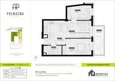 Mieszkanie, 57,01 m², 3 pokoje, piętro 4, oferta nr B2/31