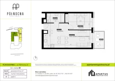 Mieszkanie, 46,50 m², 2 pokoje, piętro 4, oferta nr B2/33