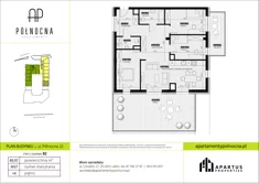 Mieszkanie, 89,97 m², 4 pokoje, piętro 4, oferta nr B2/37