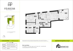 Mieszkanie, 62,16 m², 3 pokoje, piętro 5, oferta nr B2/39