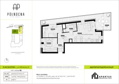 Mieszkanie, 61,14 m², 3 pokoje, piętro 6, oferta nr B2/48