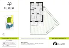 Mieszkanie, 49,61 m², 2 pokoje, parter, oferta nr B3/19