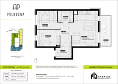 Mieszkanie, 63,63 m², 3 pokoje, piętro 2, oferta nr B3/8