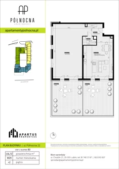 Mieszkanie, 116,72 m², 2 pokoje, piętro 2, oferta nr B3/29