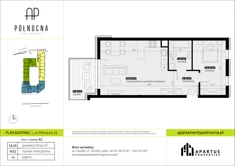 Mieszkanie, 54,37 m², 2 pokoje, piętro 3, oferta nr B3/32