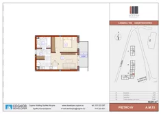 Mieszkanie, 43,05 m², 2 pokoje, piętro 4, oferta nr A.M.53