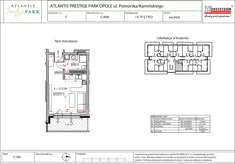 Apartament, 31,57 m², 1 pokój, piętro 4, oferta nr C/409