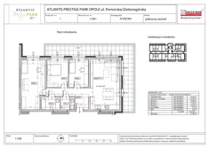 Apartament, 94,13 m², 4 pokoje, piętro 4, oferta nr 1/401