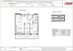 Apartament, 59,23 m², 3 pokoje, piętro 4, oferta nr 1/403