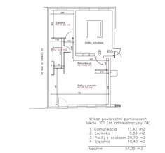 Mieszkanie, 57,35 m², 2 pokoje, piętro 2, oferta nr 4