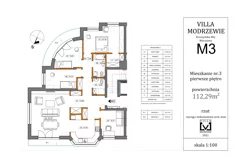 Mieszkanie, 112,29 m², 5 pokoi, piętro 1, oferta nr 3