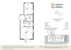 Mieszkanie, 55,76 m², 2 pokoje, parter, oferta nr OPM4/0/M1A