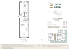 Mieszkanie, 46,59 m², 2 pokoje, parter, oferta nr OPM6/0/M1A